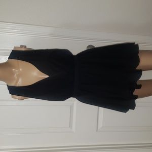 Dance & Marvel L cut out back panels surplice neck skirt front